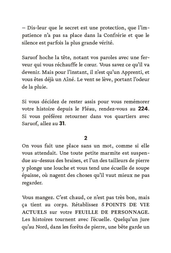 La Prophétie sombre - Décidez de votre destin - La Saga de Dagda - Fabien Olicard - livre jeu