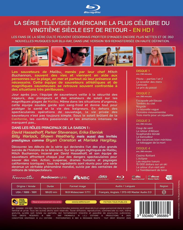 Alerte à Malibu - Saison 1 (Coffret 4 Blu-Ray)