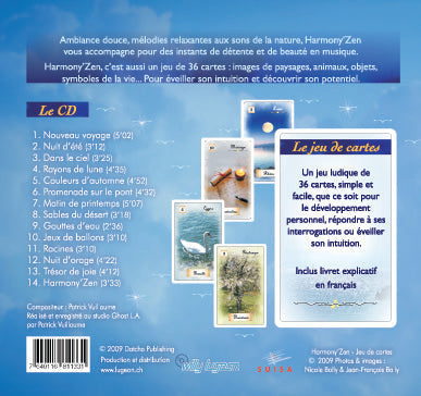 Harmony'Zen : Coffret CD + jeu de 36 cartes