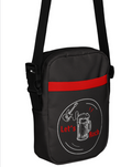 Sac à bandoulière "Lets Beer Rock" noir